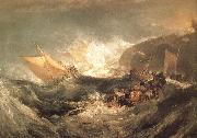 J.M.W. Turner The Wreck of a transport ship USA oil painting artist